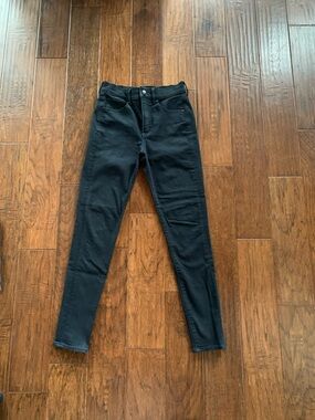 EXPRESS SKINNY HIGH RISE JEANS
